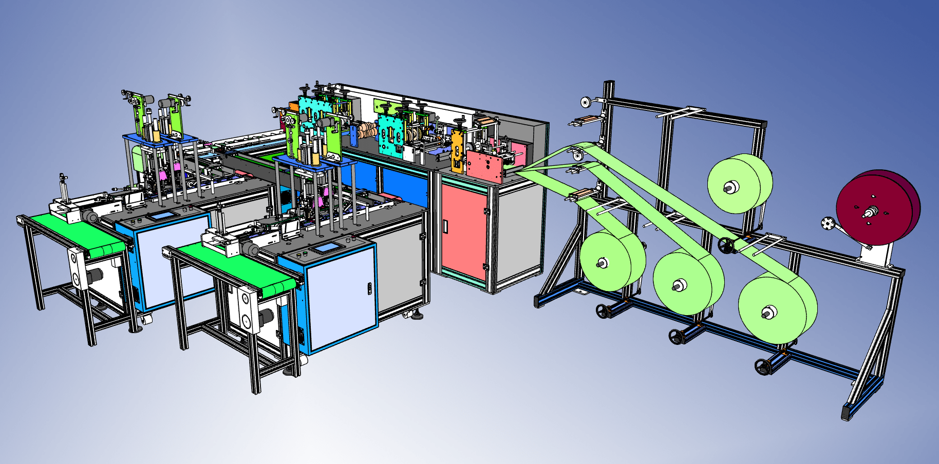 بازدید از خط تولید تمام اتوماتیک ماسک  در کره